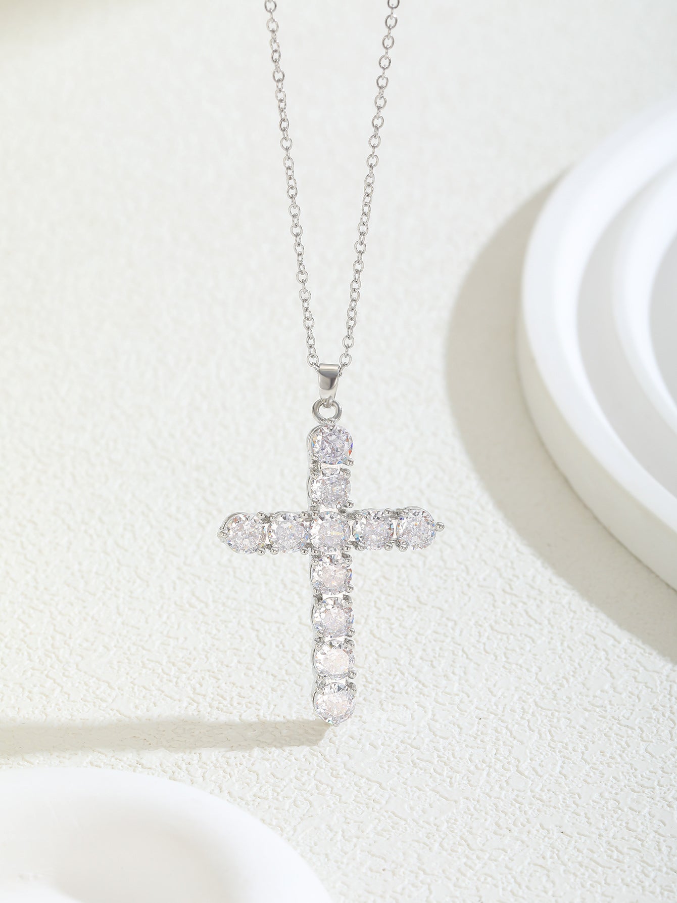 Radiant Cross Necklace