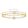 Ann-Viraa Good Vibes Shield Bracelet