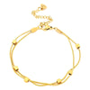 Ann-Viraa Cube Beaded Bracelet