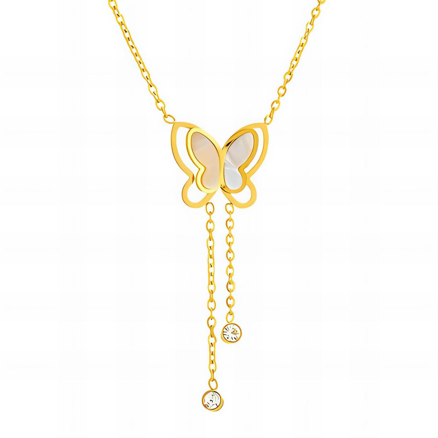 Ann-Viraa Elegant Wing Necklace