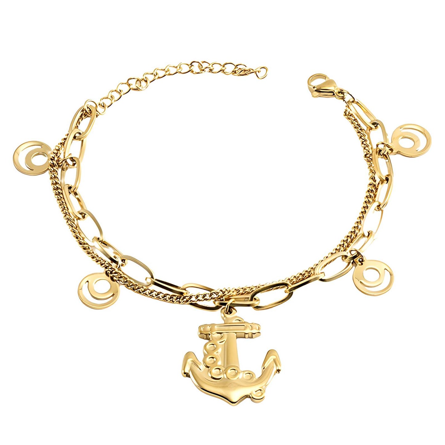 Ann-Viraa Anchor Bracelet