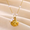 Coastal Charm Pearl Necklace