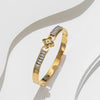 Flora Crystal Bangle Bracelet