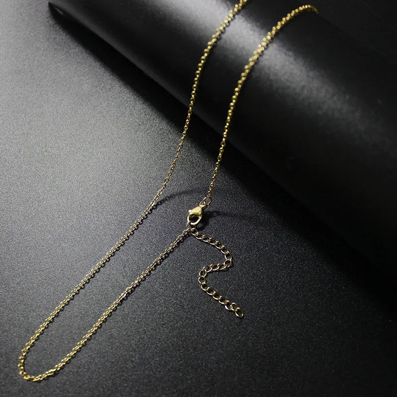 Ann-Viraa Heart Pendant Necklace Earrings Set