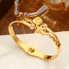 Seashell Starfish Bangle Bracelet