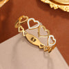 Amour Heart Bangle Bracelet