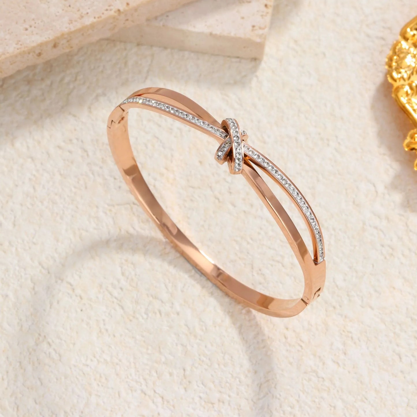 Eternal Knot Bangle Bracelet