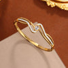 Oval Radiance Bangle Bracelet