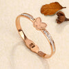 Butterfly Spark Bangle Bracelet