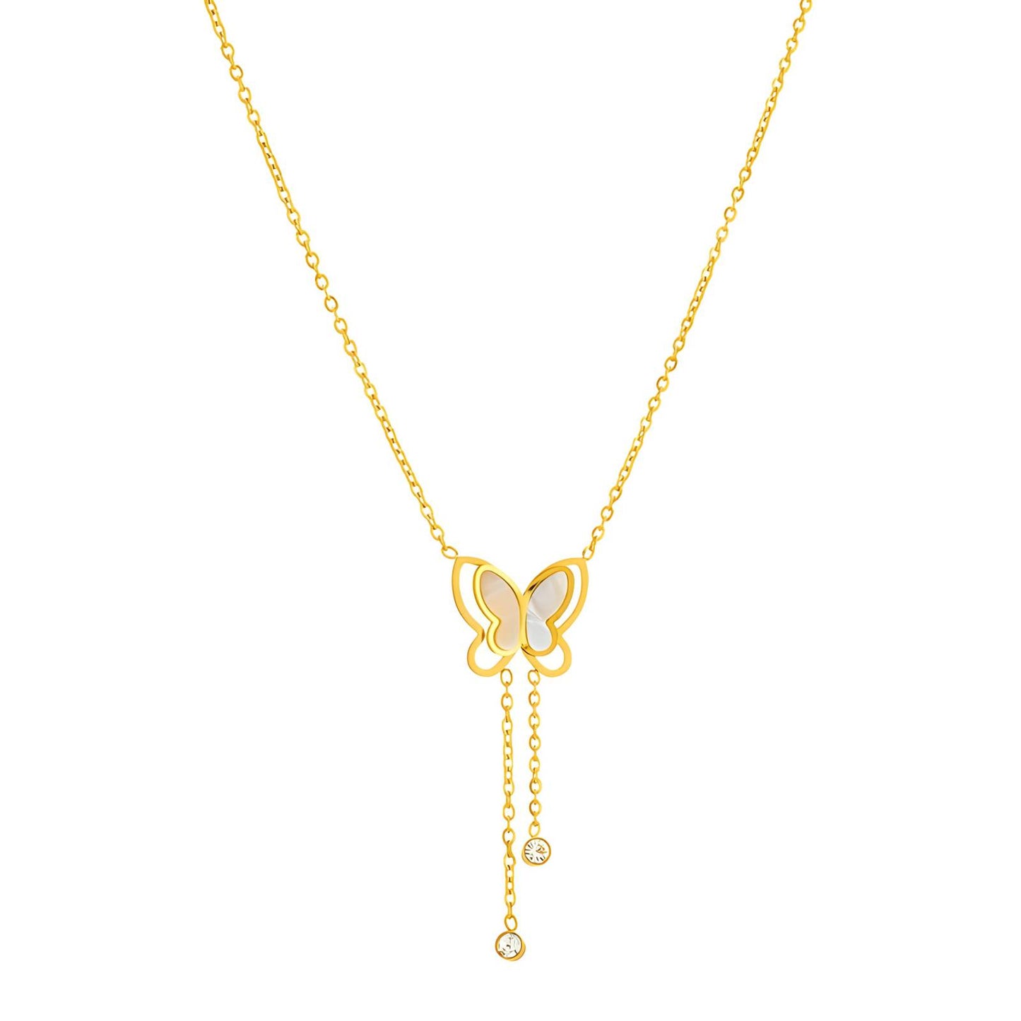 Ann-Viraa Elegant Wing Necklace