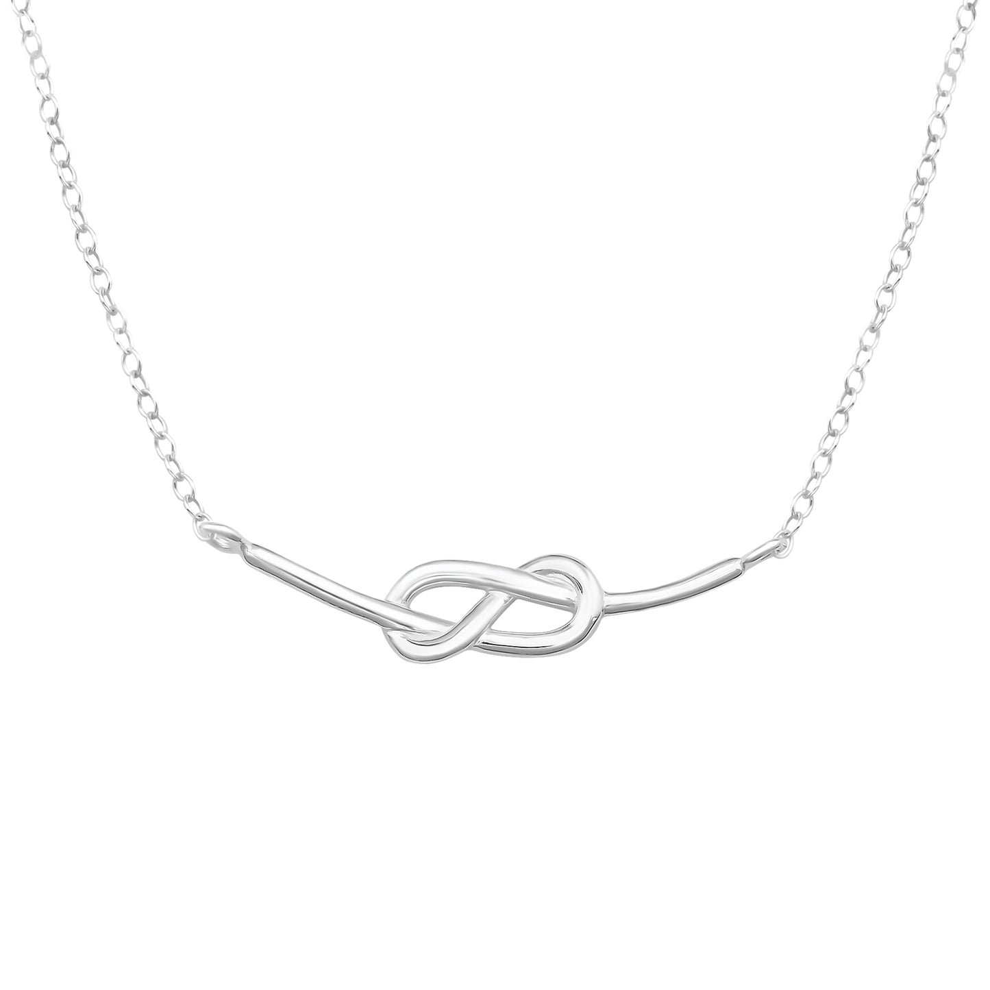 Knot Sterling Silver Necklace