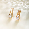Geometric Minimalist Stud Earrings (18K Gold Plated)