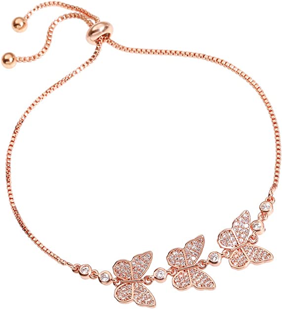 Ann-Viraa Butterfly  Trio Bracelet