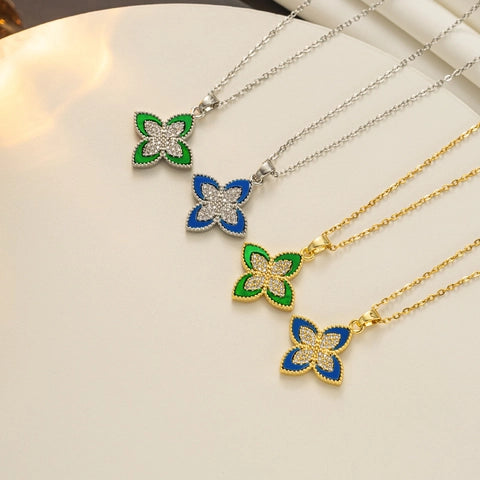 Luxe Clover Necklace(gold)