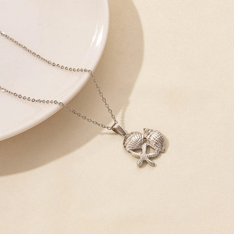 Seashell Duo Necklace