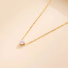 Aurora Birthstone Heart Necklace