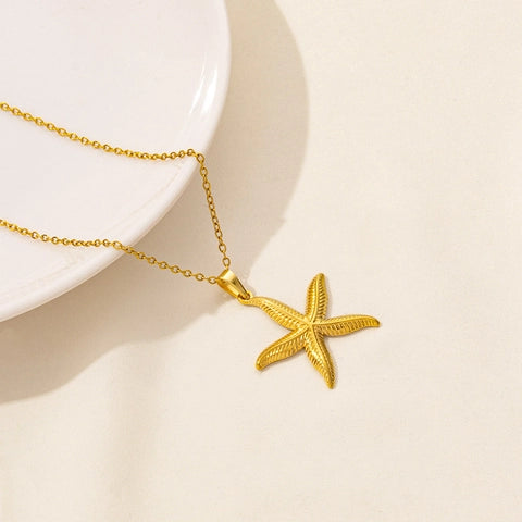 Starfish Charm Necklace