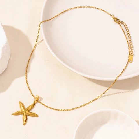 Starfish Charm Necklace