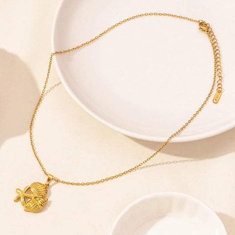 Seashell Duo Necklace