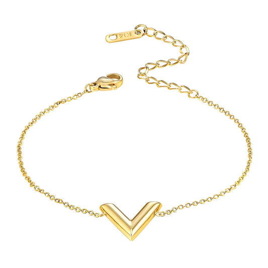 Ann-Viraa Vivid Initial Bracelet