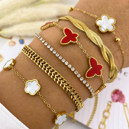 Ann-Viraa Blossom Charm Bracelet