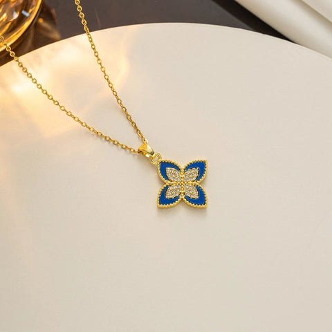 Luxe Clover Necklace(gold)
