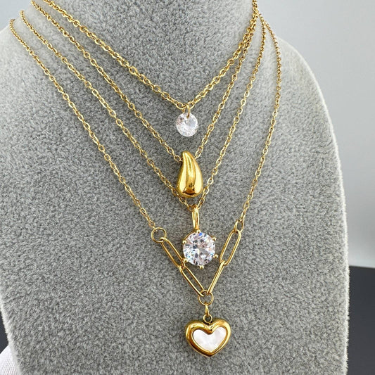 Ann-Viraa Heart Necklace