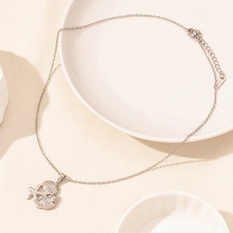 Seashell Duo Necklace