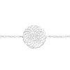 Silver Patterned Bracelet