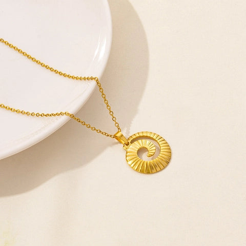 Spiral Shell Necklace