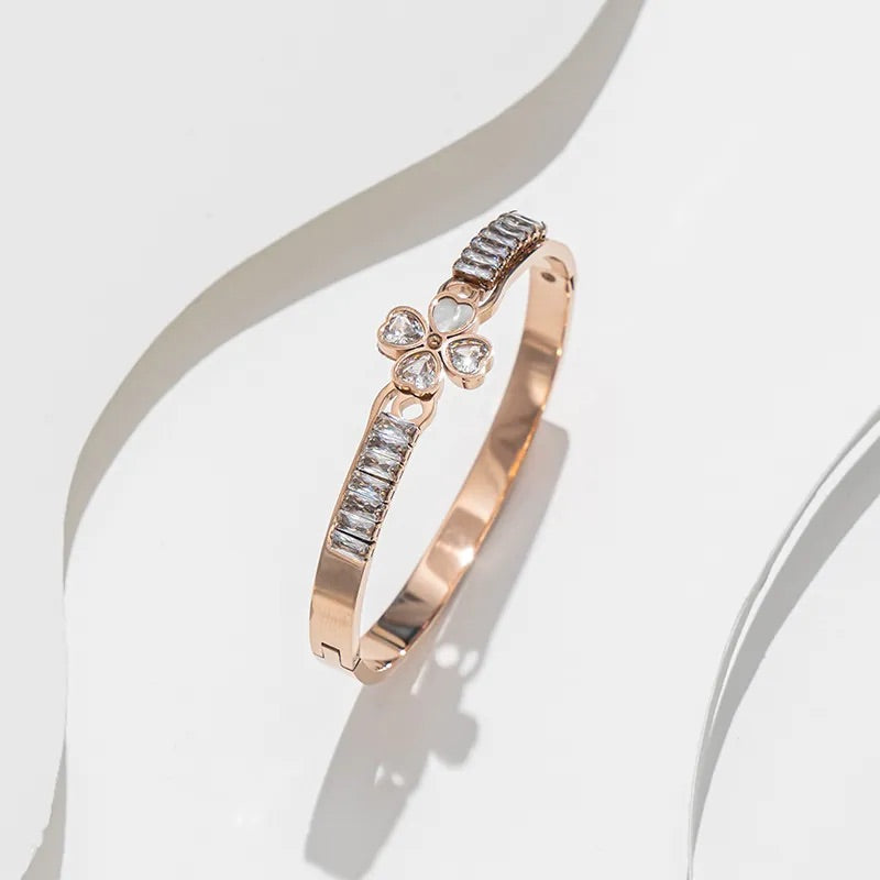 Clover Grace Bangle Bracelet
