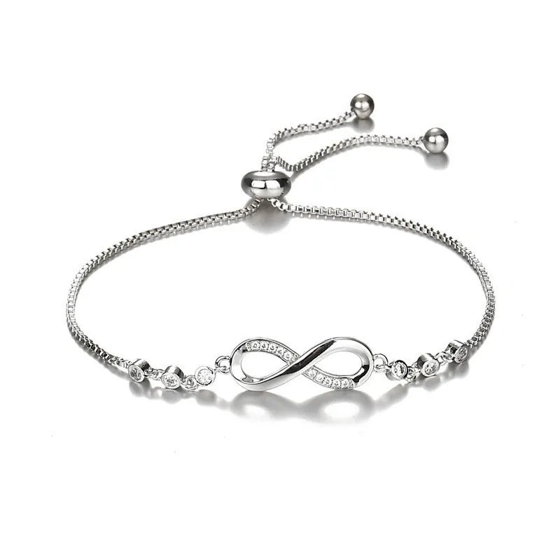 Infinity Sterling Silver Bracelet