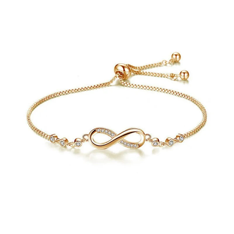 Infinity Sterling Silver Bracelet
