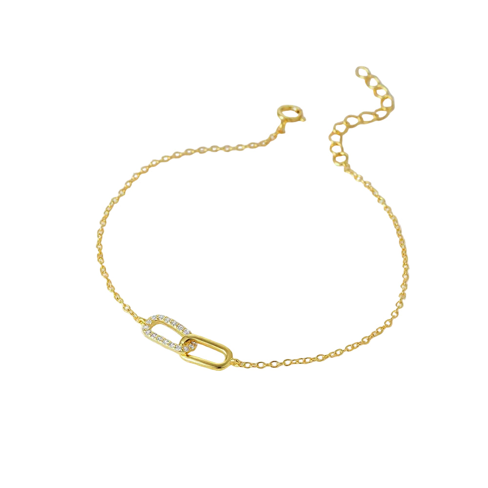 Celeste Link Sterling Silver Bracelet