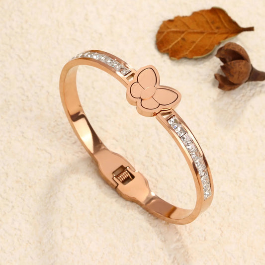 Butterfly Spark Bangle Bracelet