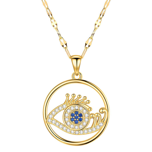 Ann-Viraa Charm Shield Necklace