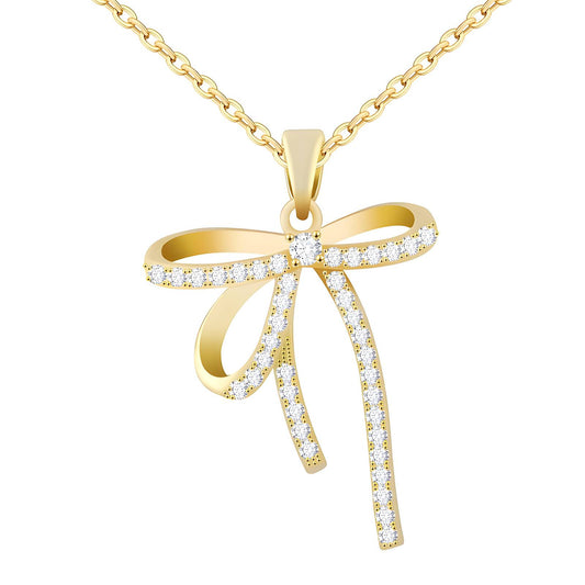 Ann-Viraa Lifelong Bow Necklace