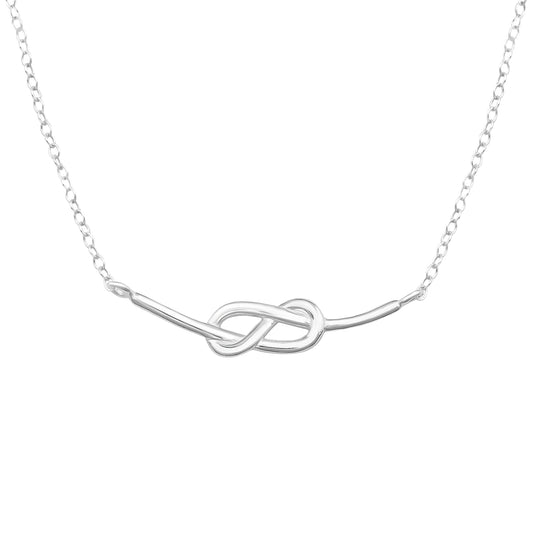 Knot Sterling Silver Necklace