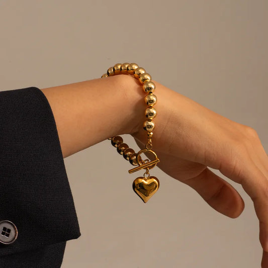 Ann-Viraa Heart Bracelet